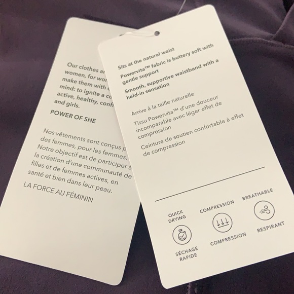 ATHLETA Salutation Stash Pocket II Cinch 7/8 Tight - Picture 3 of 4